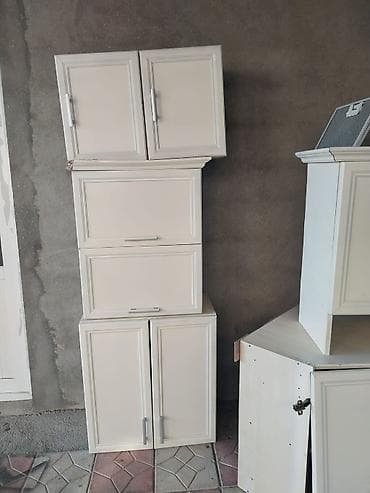 Mətbəx dolabları: Ağ rəngli mətbəx şkafları dəsti quxna mebeli boyanıb 120azn endirim — 4