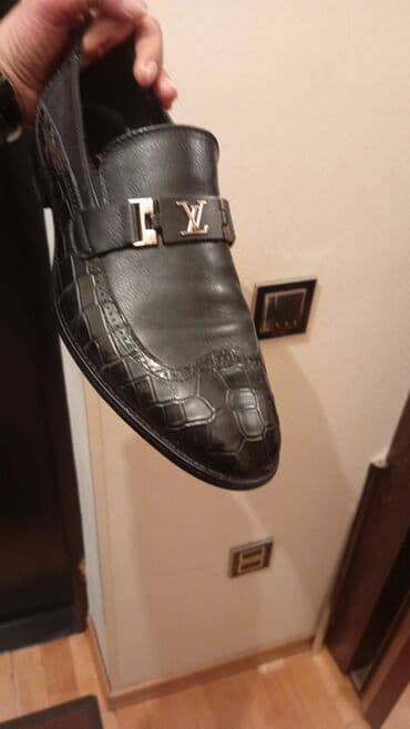 Kişi klassik loafer ayaqqabısı - Rəng: qara - Material: üst hissə