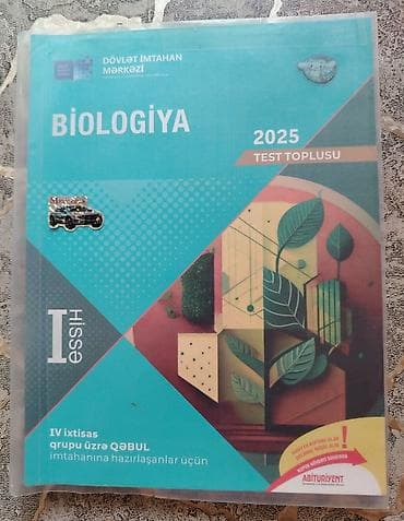 Məhsul: “Biologiya 2025 – Test Toplusu”, I hissə Xüsusiyyətlər: - — 1