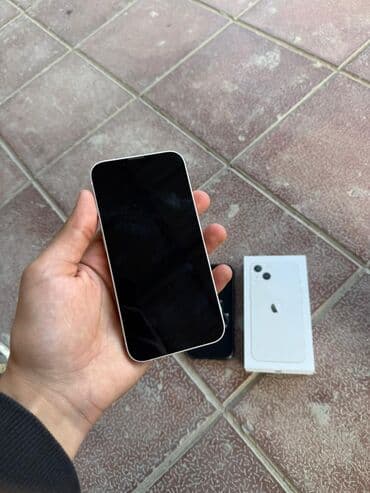 iphone 13 kreditlə: IPhone 13, Ağ, Face ID — 5