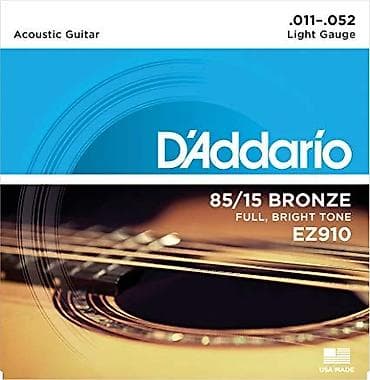 D'Addario akustik gitara uchun 1 dest sim
Model: EZ910