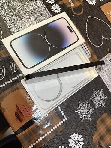 iphone 14 sekilleri: IPhone 14 Pro, Qara, Face ID — 7
