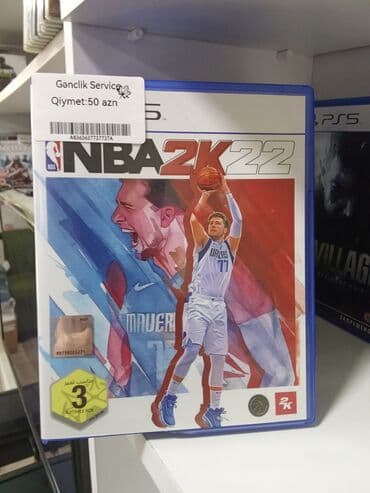 диск: PlayStation 5 üçün NBA 2K22 basketbol oyunu. Bu, məşhur NBA 2K — 1