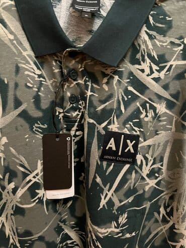 kişi köynəkləri: Polo köynək, Armani Exchange, L, rəng - Yaşıl — 2