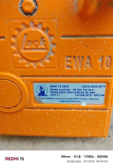 benzin muhərrikli velosiped: Elektrik ötürücü – motorlu reduktor və limit açarlı aktuator komplekti — 5