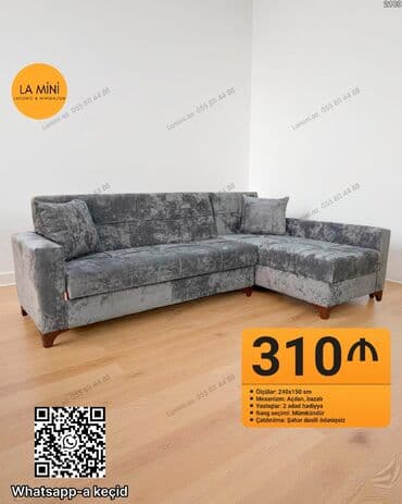 metbex oturacaqlari: Künc divan, Açılan, Bazalı, Şəhərdaxili pulsuz çatdırılma — 1