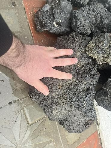 qara parca: Akvarum üçün tebi vulkanik daşlar akvarumda bioliji fitrasya yaradır — 5