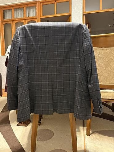 koja pencek: Jakamen kişi gödəkçəsi – Classic Fit - Naxış: boz tonlarda xırda xallı — 5