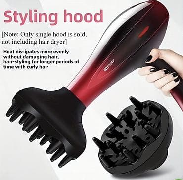 su dalgasi fen: Saç qurutma maşını üçün universal diffuzor başlıq - Məhsul: Styling — 2