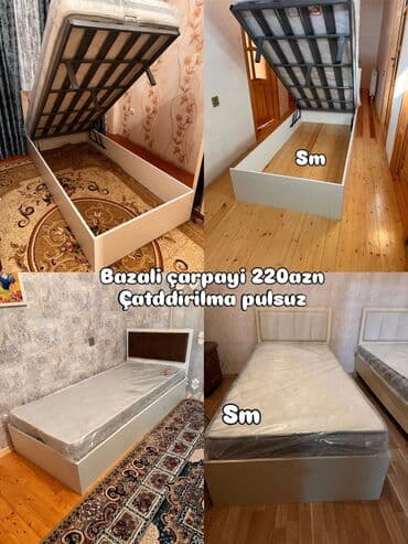 hediye qutulari: Yeni, Təknəfərlik çarpayı, Bazalı, Matras ilə, Siyirməsiz — 1