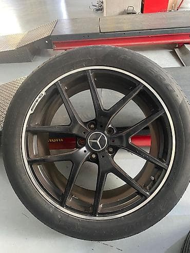 mercedes amg: Mercedes-Benz AMG orijinal yüngül lehimli disk və şin komplekti - — 3