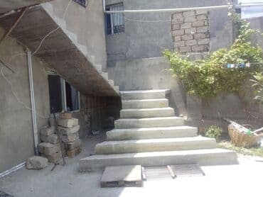 ikinci əl seyf qapi: Betondan pillekenler. Baslanqic ve son pillelere lazerle kod verib — 23