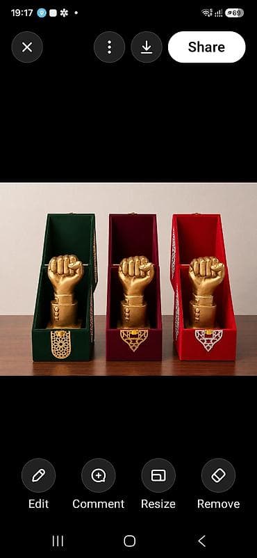Fiqurlar: Fiqur, Metal, rəng - Qızılı — 3