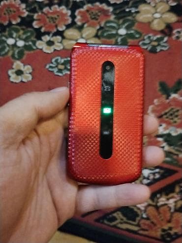 Elektronika: TEXET qapaqlı mobil telefon – qırmızı rəng - Korpus: sürüşməyən — 6
