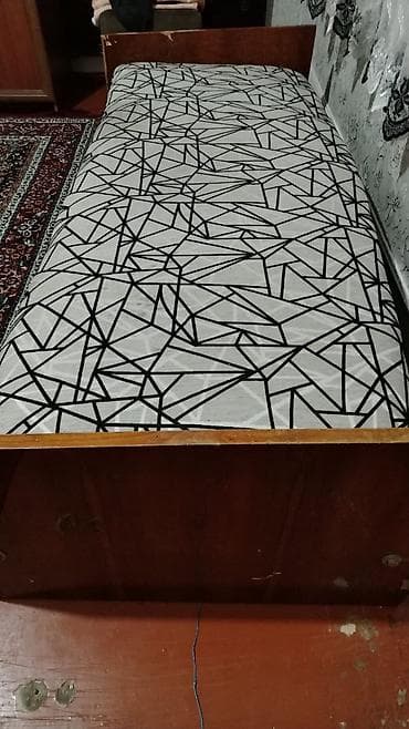 Təknəfərlik çarpayı, Matras ilə, Siyirməsiz