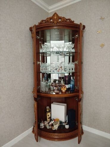 taxta dolab: İşlənmiş, Açılan, 2 qapılı Künc dolab — 2