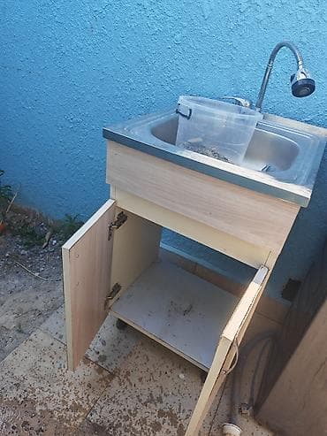 qapi ustu: Mətbəx üçün lavabo dolabı ilə ikisi borlikde satilir - Üst hissə — 3