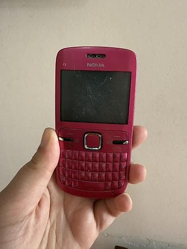 nokia e5: Nokia C3, rəng - Çəhrayı, Düyməli — 1
