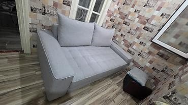 Раскладной диван, Б/у, Раскладной, С подъемным механизмом, Ткань, Нет доставки — 1