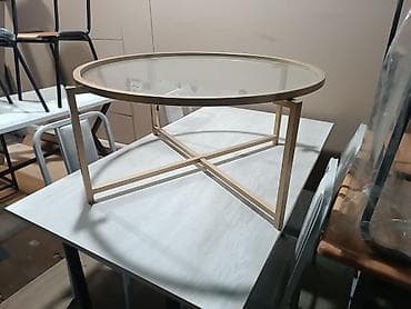 Yumru masa, Açılmayan, Təkərsiz, Şüşə, Azərbaycan, Zəmanətsiz