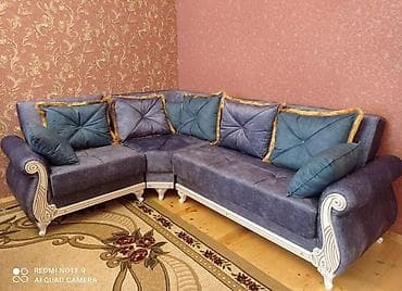 spalni mebel: Künc divan, Açılmayan, Bazasız, Parça — 1