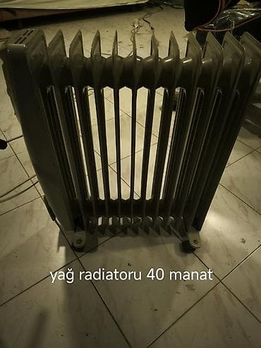 Yağ radiatoru - Elektriklə işləyən yağ tipli radiator - Çoxlu isidici