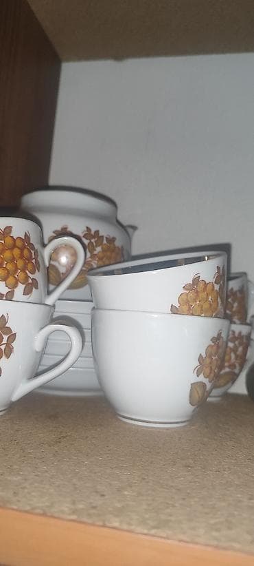 vinni kasa: Çay dəsti, rəng - Ağ, Farfor — 1