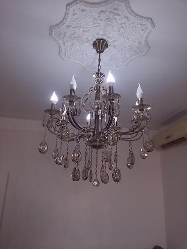 sam: Çılçıraq, 8 lampa, Metal — 2