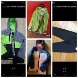 Məktəbli forması: Uşaq geyim dəsti – müxtəlif modellər - Sviter: Boz rəngdə, sinədə — 24