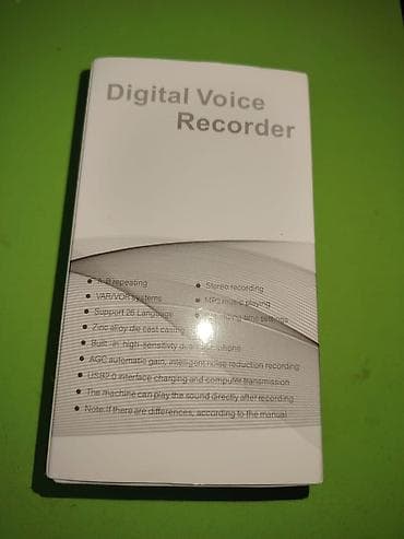 agdas telefon satisi: Yeni diktafondu 26 dil desteyi var hem ozunde hemde komputere taxip — 3