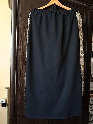 big bag: Qadın tunik – AFRA - Rəng: qara - Dizayn: qızılı rəngli iki paralel — 5