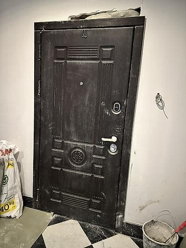 qapi dəmir: Dəmir giriş qapısı – ikiüzlü model KALE - Material: polad/dəmir — 1