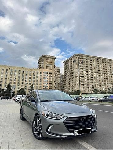 priora diskleri: Hyundai Elantra sedan – gümüşü rəng, benzin, avtomat ötürücü sadə — 1