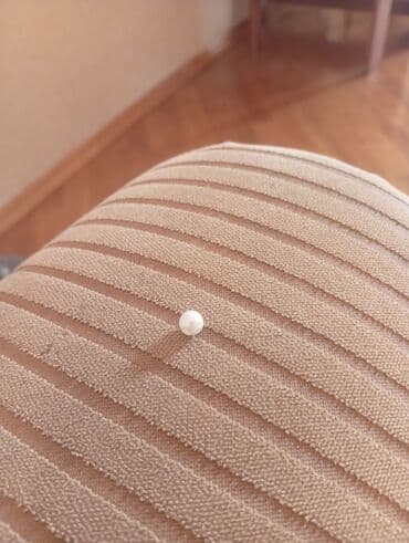 yuxuda muncuq boyunbagi: İnci muncuq – klassik ağ rəng, yuvarlaq forma - Təxminən 6–7 mm — 1