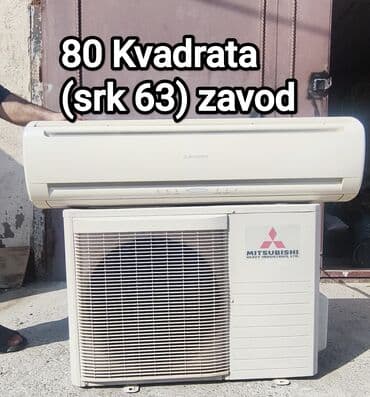 Kondisioner Mitsubishi, İşlənmiş, 70-80 kv. m, Split sistem, Ödənişli quraşdırma