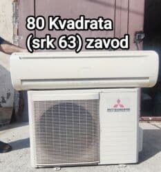 Kondisioner Mitsubishi, İşlənmiş, 70-80 kv. m, Split sistem, Ödənişli quraşdırma