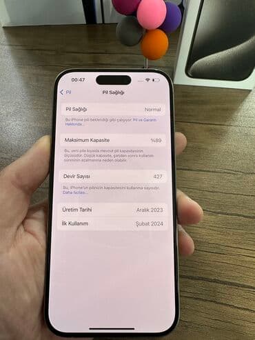 telefon case: IPhone 15 Pro, 128 GB, Natural Titanium, Sənədlərlə, Zəmanət, Face ID — 7