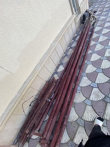 demir ferma satilir: Metall dirəklər və profil dəmirlər dəsti - Material: metal - Rəng — 7