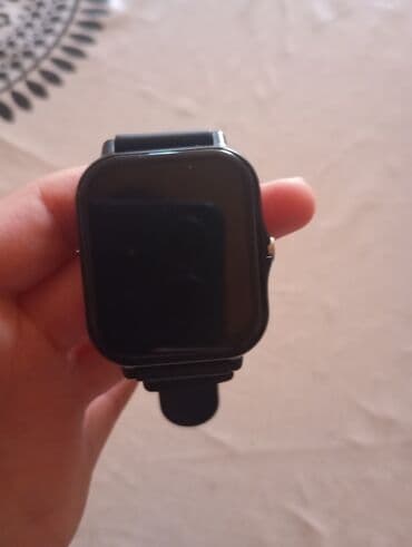 smart saatlarin temiri: Smart saat, Smart, Sensor ekran, rəng - Qara — 1