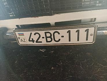 ford transit kredit: Nömrə nişanı üçün fərdi kombinasiyalı seriya: “111” - Avtomobil üçün — 2