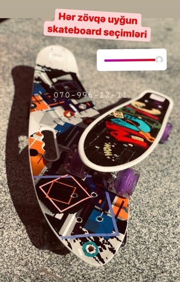 гироскутеры 8 дюймов: Pennyboard Skateboard Skeytbord, Kaykay, Skeyt və Pennyboardlar🛹 — 2