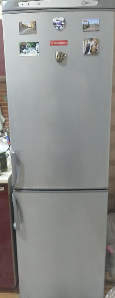 İşlənmiş 2 qapılı Swizer Soyuducu Satılır, rəng - Boz