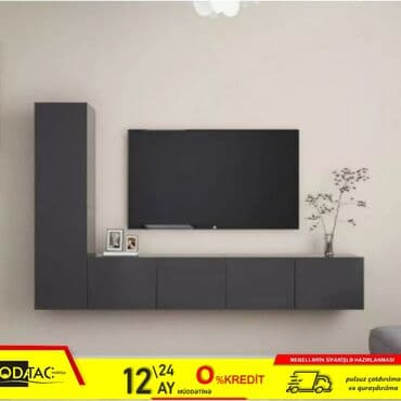 yazı masa: Yeni, Düz TV altlığı, Polkalı, Laminat, Azərbaycan — 1