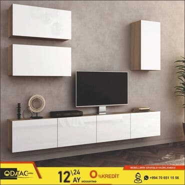 аренда помещения под продуктовый магазин: Новый, Прямой ТВ стенд, С полками, Ламинат, Азербайджан — 1