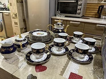 Çay dəsti, rəng - Göy, Farfor, 6 nəfərlik lalafo.az -da Çay dəsti, rəng - Göy, Farfor, 6 nəfərlik