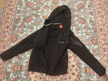 kisi godekce: Nike Tech Fleece kişi/kadın kapüşonlu jaket Razmer-M - Rəng: qara - — 4