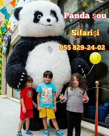 магазин рядом со мной: Panda şou sifarişi Hər növ nağıl və cizgi filmi qəhrəmanlarının — 1