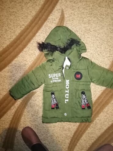 детская зимняя парка: Uşaq üçün qışlıq parka - Rəng: zeytun-yaşıl Uşaq gödəkçəsi Şəki — 8