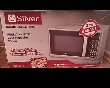 silver soba: Silver mikrodalğa soba – Pişirici və Isıdıcı - Tutum: 25 litr - Güc — 1