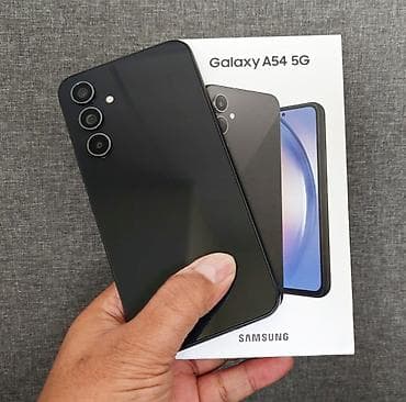 s24 ultra case: Samsung Galaxy A54 5G, 128 GB, rəng - Qara, Sənədlərlə — 1